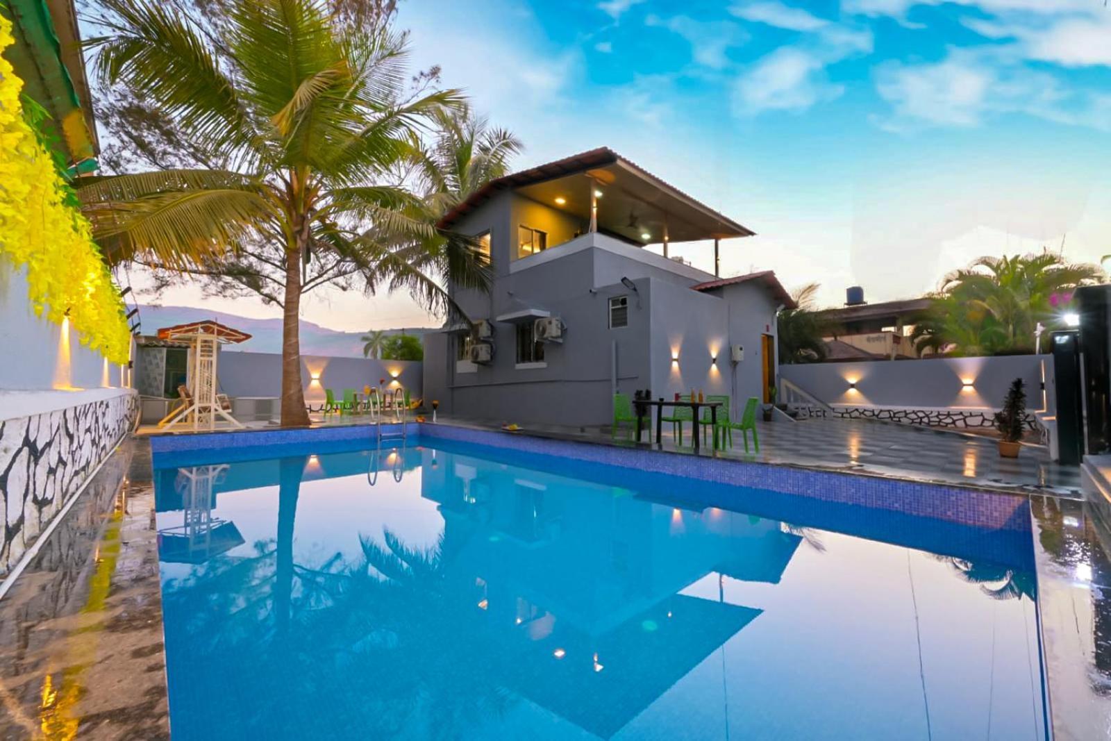 Empyrean Stay Ll 3Bhk Ll Marshall Villa Ll Large Pool Ll Ac Ll โลนาวาลา ภายนอก รูปภาพ